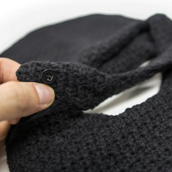 Linksma kepurė su barzda