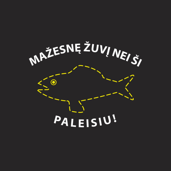 Iliustracija „Mažesnę žuvį nei ši – paleisiu!”