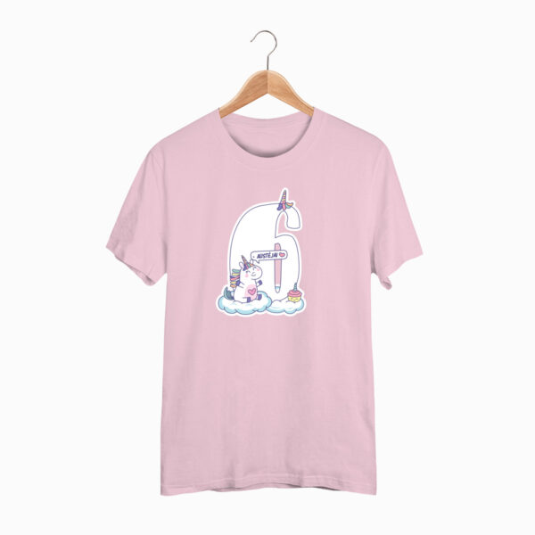 Vaikiški personalizuoti marškinėliai „Unicorn”
