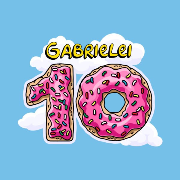 Vaikiški personalizuoti marškinėliai „Simpsons”