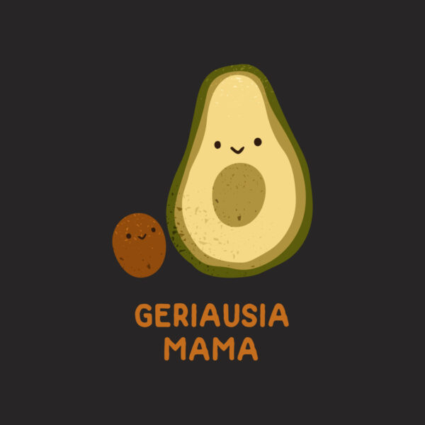 Iliustracija su užrašu „Geriausia mama”