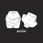 Iliustracija su užrašu „Nulūžau”