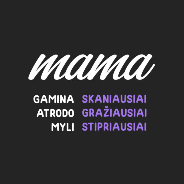 Iliustracija „Mama”