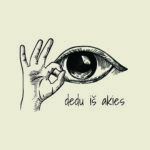 Prijuostė „Dedu iš akies”