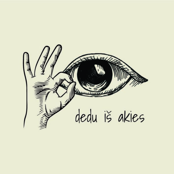 Prijuostė „Dedu iš akies”