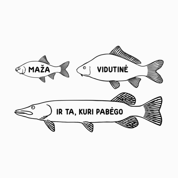 Iliustracija „Maža, vidutinė ir ta kuri pabėgo…”